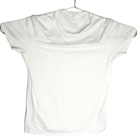 Ermenegildo Zegna Men's Round Neck Short Sleeve Undershirt White Size Medium - Picture 1 of 5